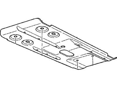 Mopar 52022048AH SKIDPLATE-Front AXLE/TRANSFER Case