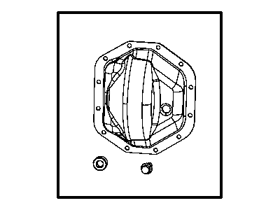 2013 Ram 5500 Differential Cover - 68034437AA