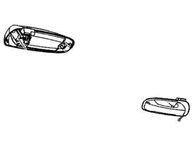 Mopar 55362215AA Handle-Exterior Door