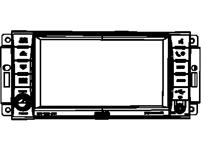 Mopar 5064954AC Radio-MW/FM/DVD