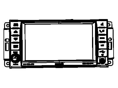 Mopar 5064867AB Radio-MW/FM/DVD/HDD/NAV