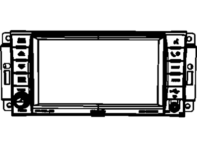 Mopar 5064678AE Radio-AM/FM/DVD/HDD/MP3/SDARS/RR