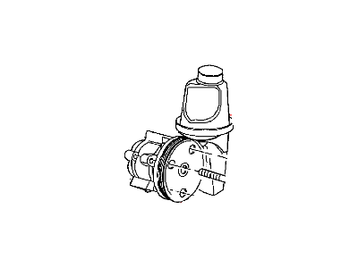 Mopar 52855186AF Power Steering Pump With Pulley