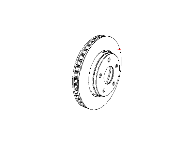 Dodge Nitro Brake Disc - 4779599AA