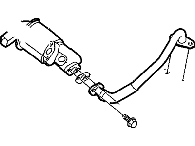 Chrysler Concorde EGR Tube - 4591617AC