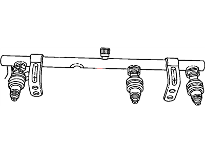 2000 Dodge Neon Fuel Rail - 5014312AA