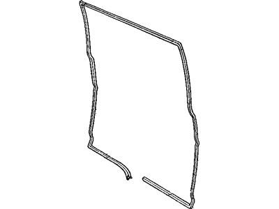 Mopar 55347318AB WEATHERSTRIP-Rear Cargo Door