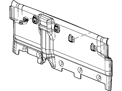 Mopar 1VD94DK2AA Panel-Cab Back Trim