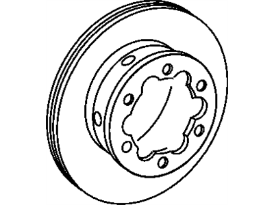 Dodge Brake Disc - 5103606AA