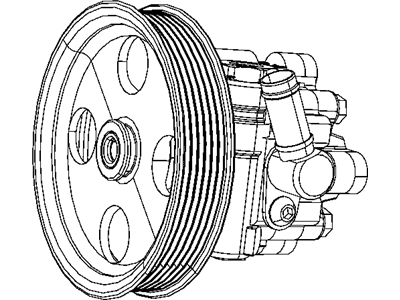 Mopar 4593830AA Pulley-Power Steering Pump