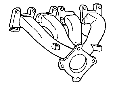 2001 Chrysler PT Cruiser Exhaust Manifold - 4884233AA