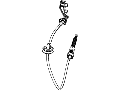 Mopar 52060462AF Automatic Transmission Transfer Case Shifter Cable