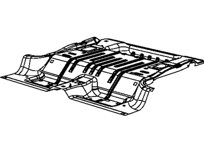 Jeep Wrangler Floor Pan - 68088061AA