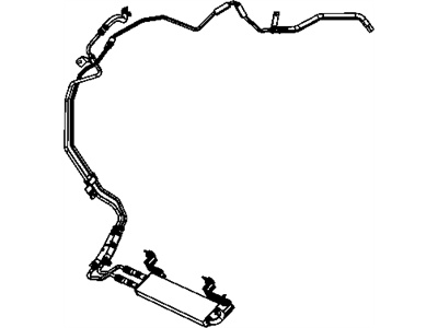 Mopar 68304253AC Cooler-Power Steering With Hose