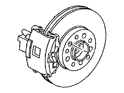2001 Chrysler Prowler Brake Disc - 4815797