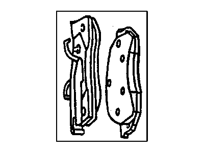 Chrysler Prowler Brake Pad - 4897664AA