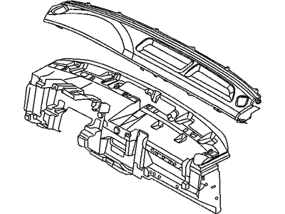 Mopar 1HY721J8AB Panel-Instrument Panel