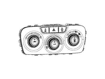 Mopar 56054317AC Air Conditioner And Heater Control