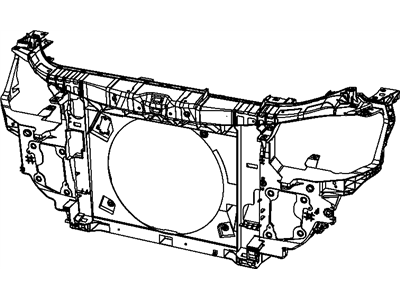 Mopar 5116300AE Panel-Radiator Closure