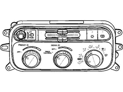 Mopar 55056249AA Air Conditioning And Heater Auxiliary Control Switch