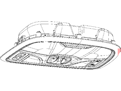 Mopar 1UE041DAAF Console-Overhead