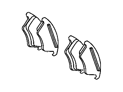 2006 Dodge Sprinter 2500 Brake Pad - 5103556AA