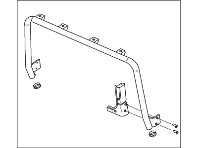 Mopar 82207176AB Bar Kit-Light-Windshield