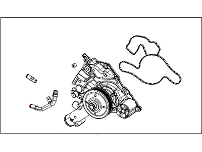 2014 Ram 2500 Water Pump - 53022192AI