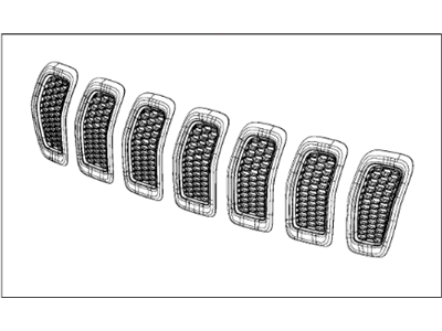 Mopar 68138335AB Grille-Radiator