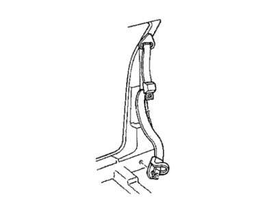 1995 Dodge Intrepid Seat Belt - KS49RP8
