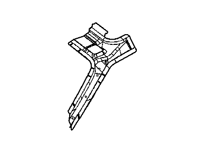 Mopar 5097464AA Frame-Windshield Side