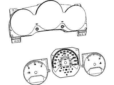 Mopar 4671996AF Cluster-Instrument Panel