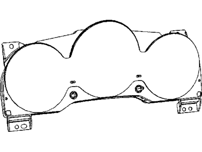 Mopar 68001782AA Mask-Instrument Cluster