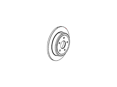 Mopar 52124763AC Rear Brake Rotor