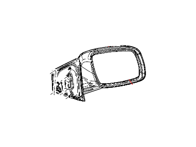 2012 Dodge Journey Car Mirror - 1GE001RAAD