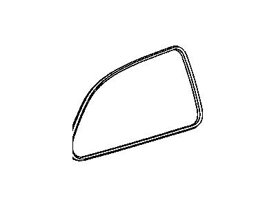 Mopar 5020964AC WEATHERSTRIP-Rear Aperture Panel Glass