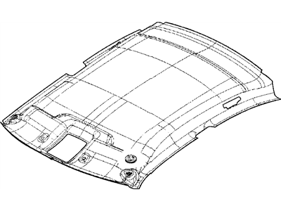 Mopar 1CG711W1AB Headliner