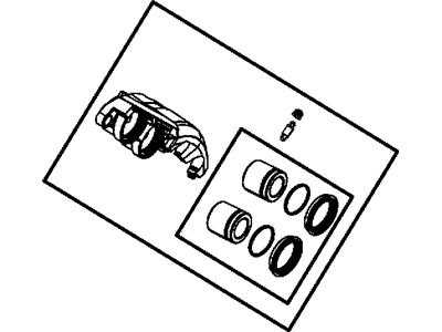 Ram 2500 Brake Caliper - 68049151AB
