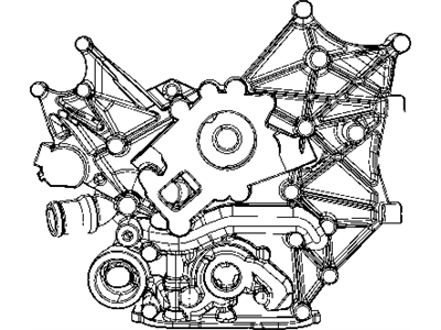 Jeep Wrangler Timing Cover - R4666018BA