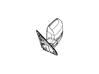 2012 Ram 2500 Car Mirror - 68080092AD