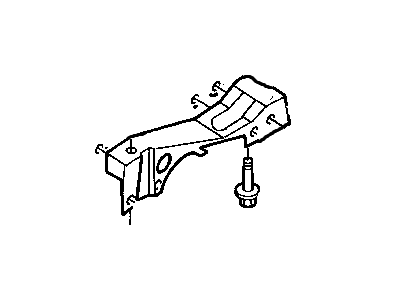 Mopar 5066742AA Bracket-Cushion To RISER