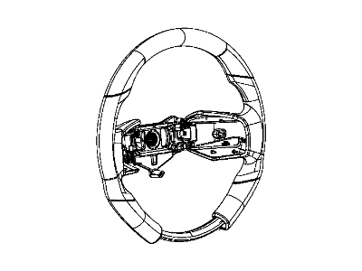 Mopar Steering Wheel - 5LR461X9AA