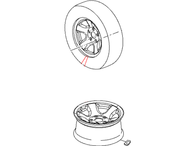 2005 Dodge Ram 1500 Spare Wheel - 1BV70PAKAA