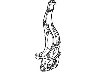 Mopar 52090179AD Steering Knuckle, Front