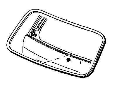 Mopar 55394780AD WEATHERSTRIP-LIFTGATE Glass