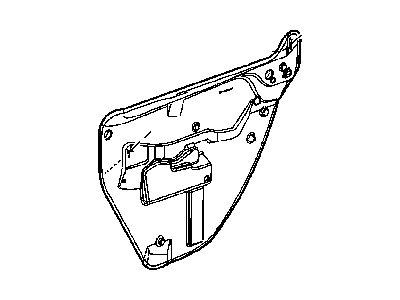 Mopar 5065171AD Shield-Rear Door