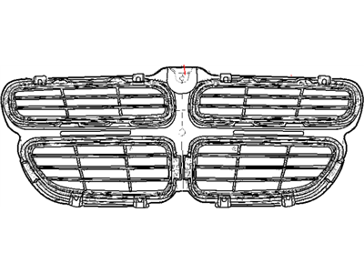2002 Dodge Stratus Grille - WD49DX8AA