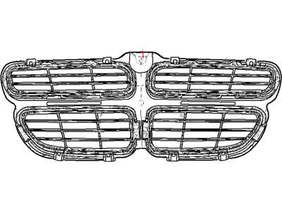 Mopar WD49DX8AA Grille-Radiator