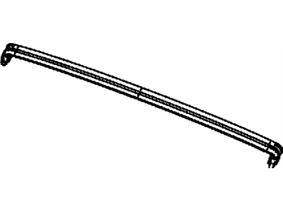 Mopar 55397454AJ WEATHERSTRIP-Windshield Header