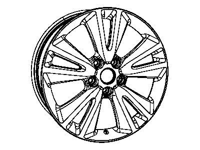 2011 Jeep Grand Cherokee Spare Wheel - 1SZ68DD5AA